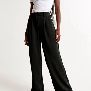 Abercrombie and Fitch Black Lightweight Trouser Pants